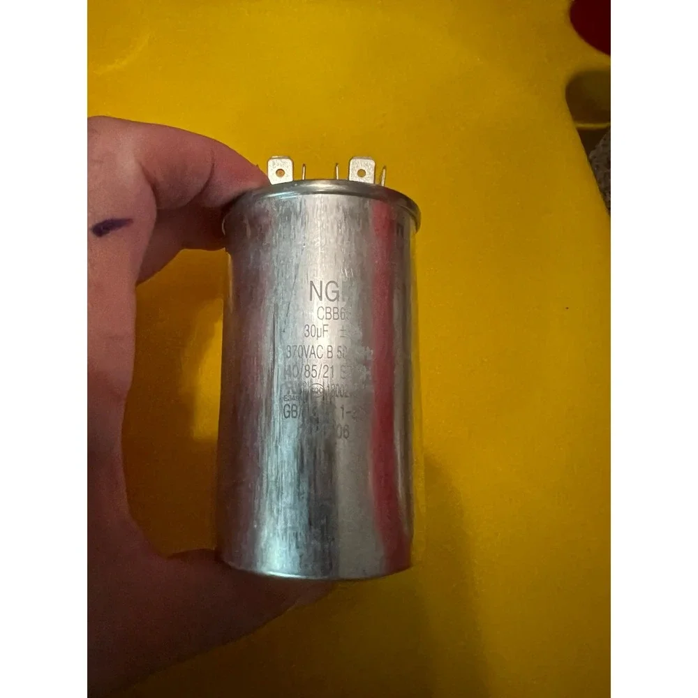 QX6535 35uf Capacitor Motor‎ Run Round 35 uF MFD 370V HVAC 1.75
